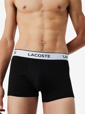 Boxers LACOSTE en noir : devant