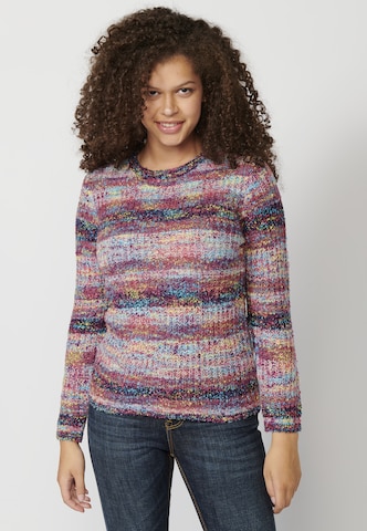 KOROSHI Pullover in Mischfarben