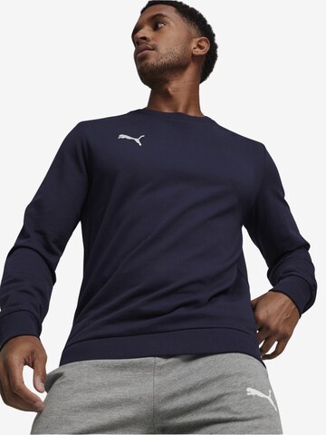 PUMA Athletic Sweatshirt 'TeamGOAL' in Blue