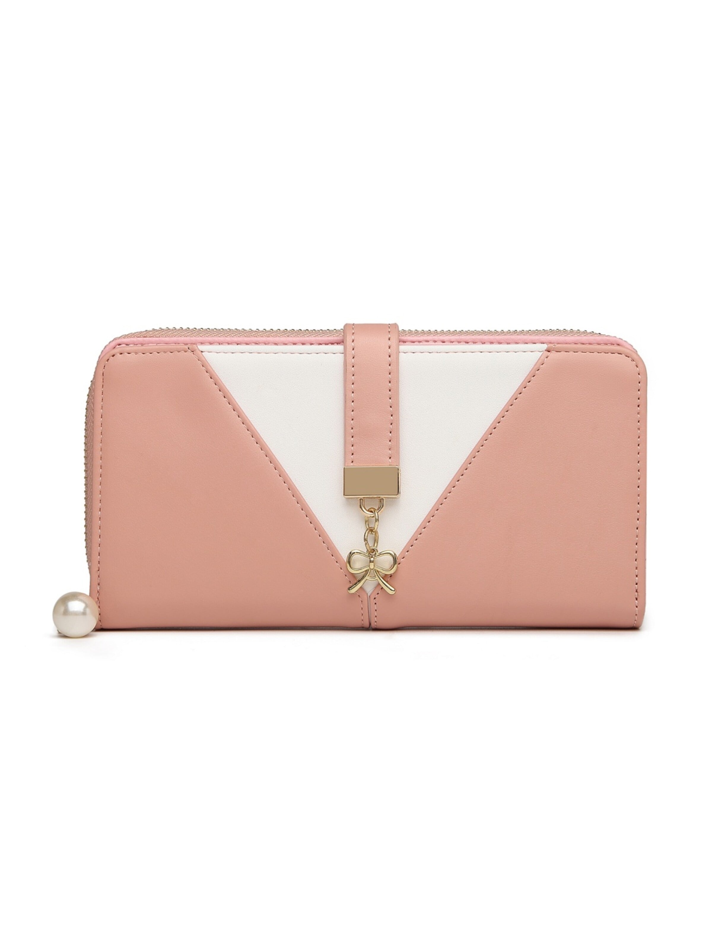 Miss Lulu Wallet in Pink: front