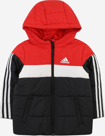 ADIDAS SPORTSWEAR Athletic Jacket 'Padded' in Black: front