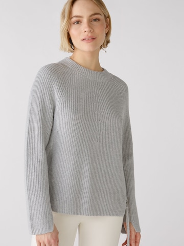 OUI Sweater 'RUBI' in Grey: front