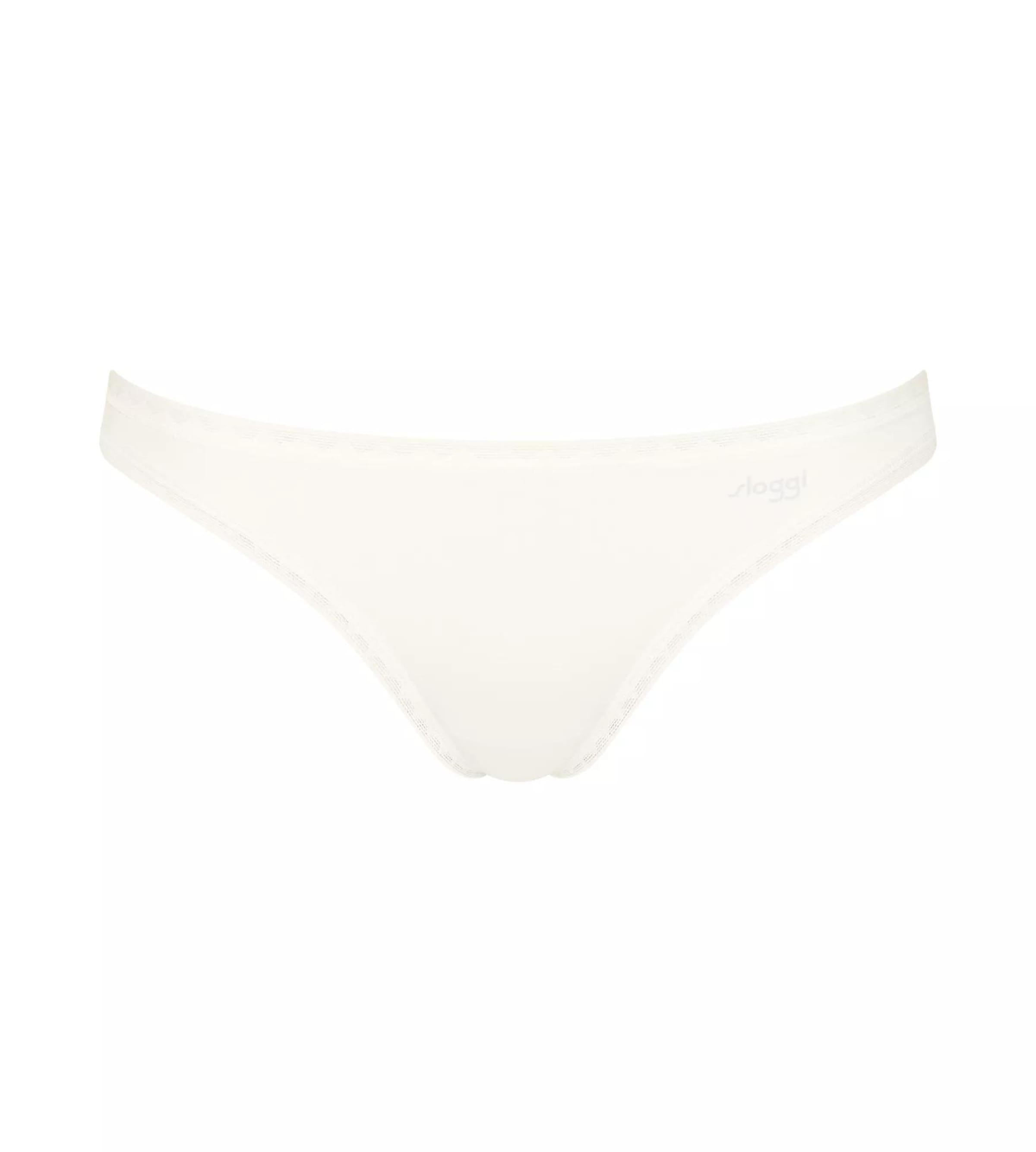 Slip 'GO Mini' de la SLOGGI pe alb: față