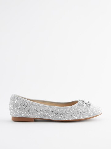 Next Ballet Flats 'Forever Comfort' in Silver