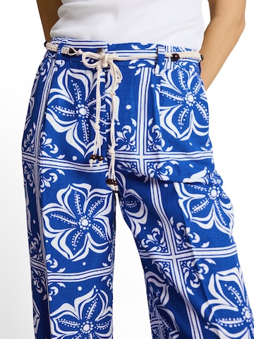 TOM TAILOR - Loosefit Pantalón plisado en azul