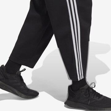 Largi Pantaloni sport 'Future Icons 3-Stripes' de la ADIDAS SPORTSWEAR pe negru