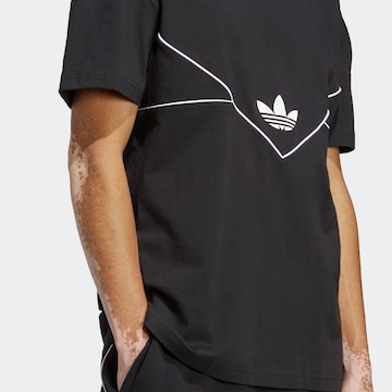 Tricou 'Adicolor Seasonal Archive' de la ADIDAS ORIGINALS pe negru