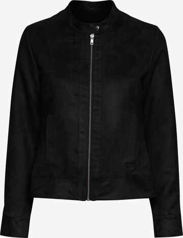 Oxmo Between-Season Jacket 'Peggy' in Black: front