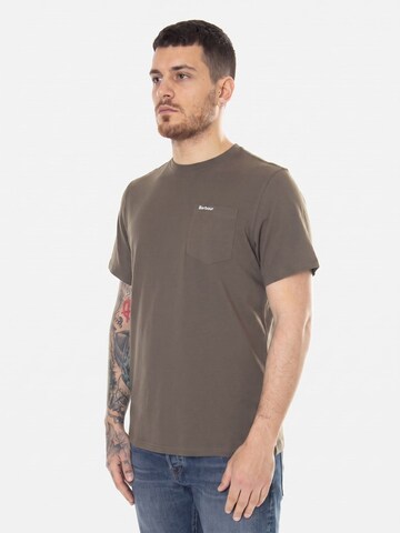 T-Shirt 'Langdon' Barbour en marron