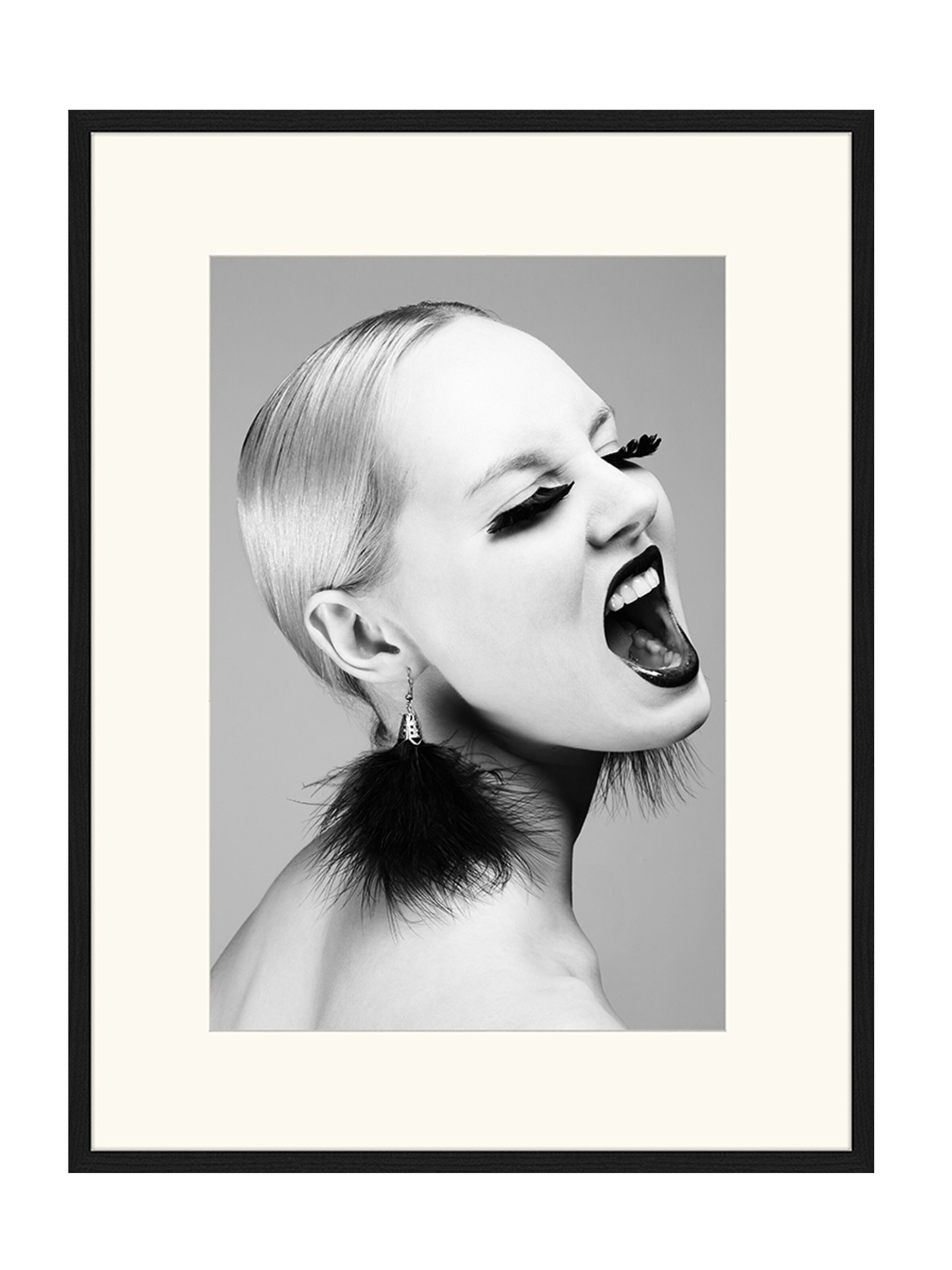 Liv Corday Image 'Eye Lashes' in Black: front