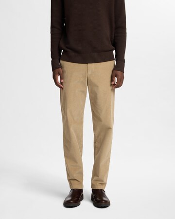 Regular Pantaloni eleganți 'Miles' de la SELECTED HOMME pe bej: față