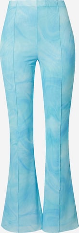 EDITED Flared Broek 'Ronina' in Blauw: voorkant