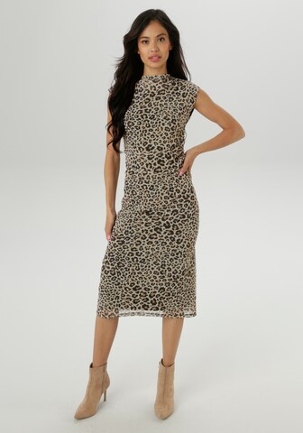 Aniston SELECTED Dress in Brown