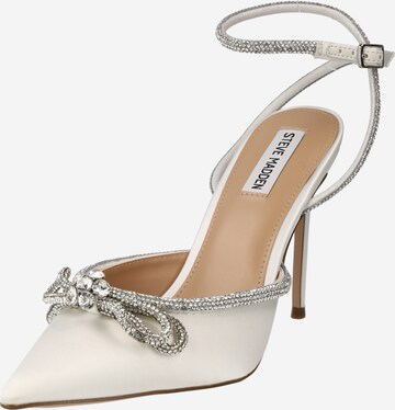 Escarpins à bride arrière STEVE MADDEN en blanc : devant