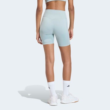 ADIDAS PERFORMANCE Skinny Workout Pants in Green