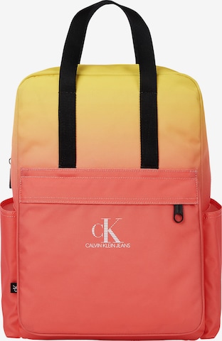 Calvin Klein Jeans Backpack in Orange: front