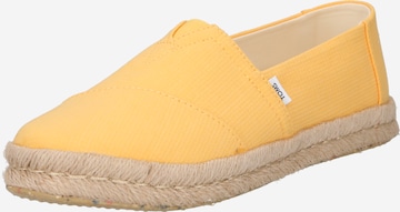 TOMS Espadryle w kolorze żółty: przód