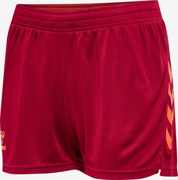 Regular Pantalon de sport 'Grid' Hummel en rouge