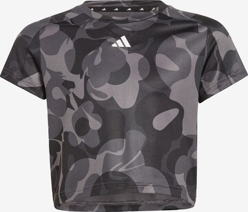 T-Shirt fonctionnel 'Essential' ADIDAS PERFORMANCE en noir : devant