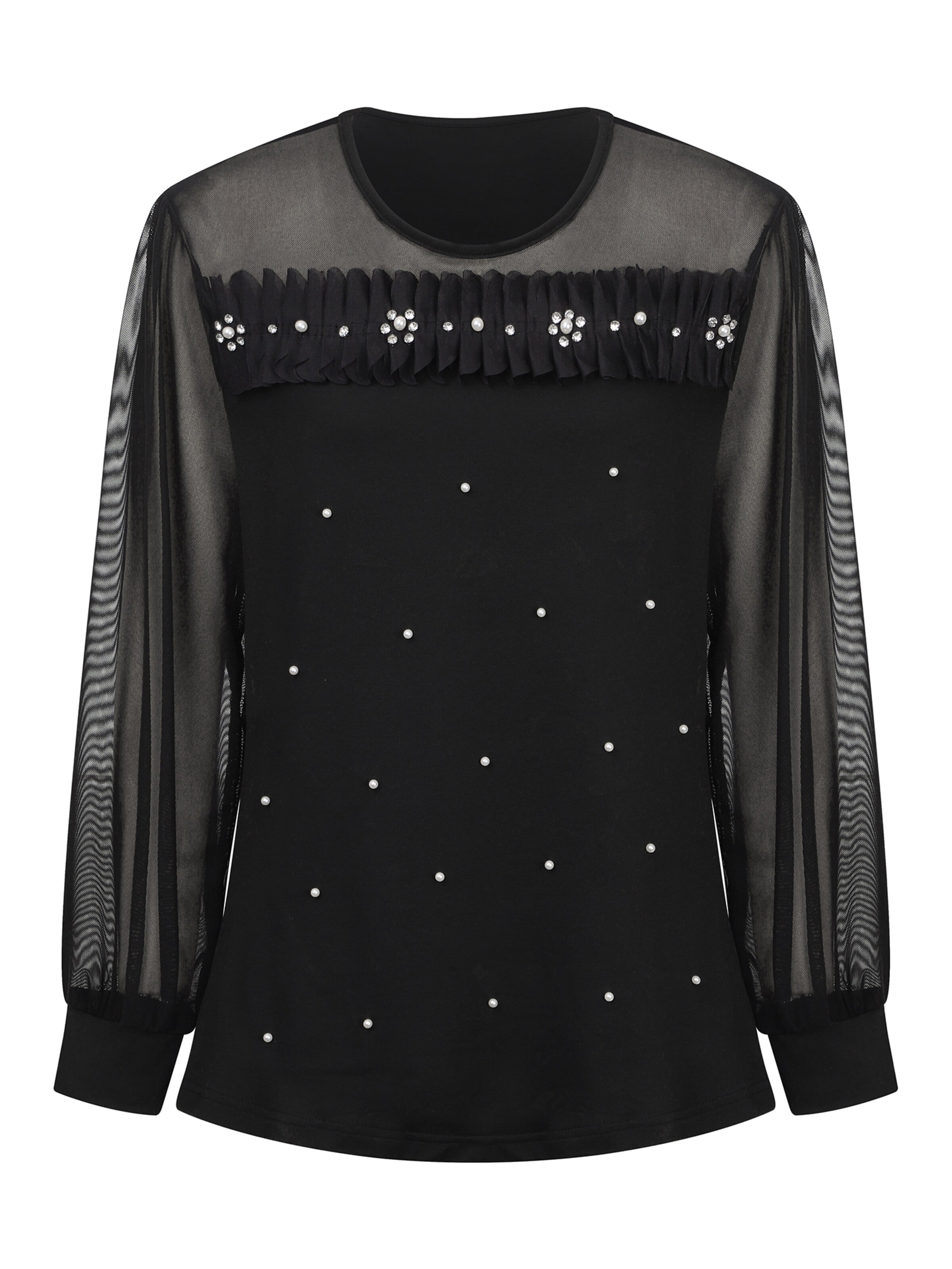 Maglietta 'Women Tops' di LapaPlus in nero: frontale