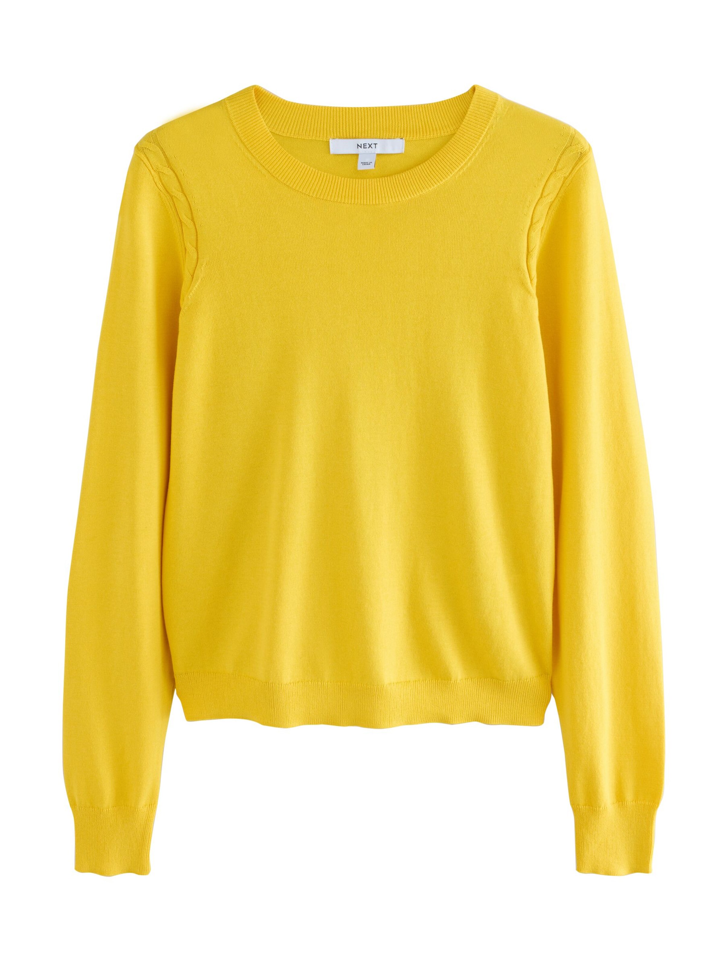 Next Sweater in Yellow: front