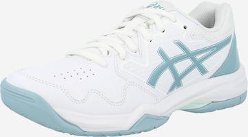 Chaussure de course 'GEL-DEDICATE 7' ASICS en blanc : devant