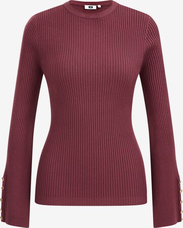 WE Fashion Sweater in Purple: front