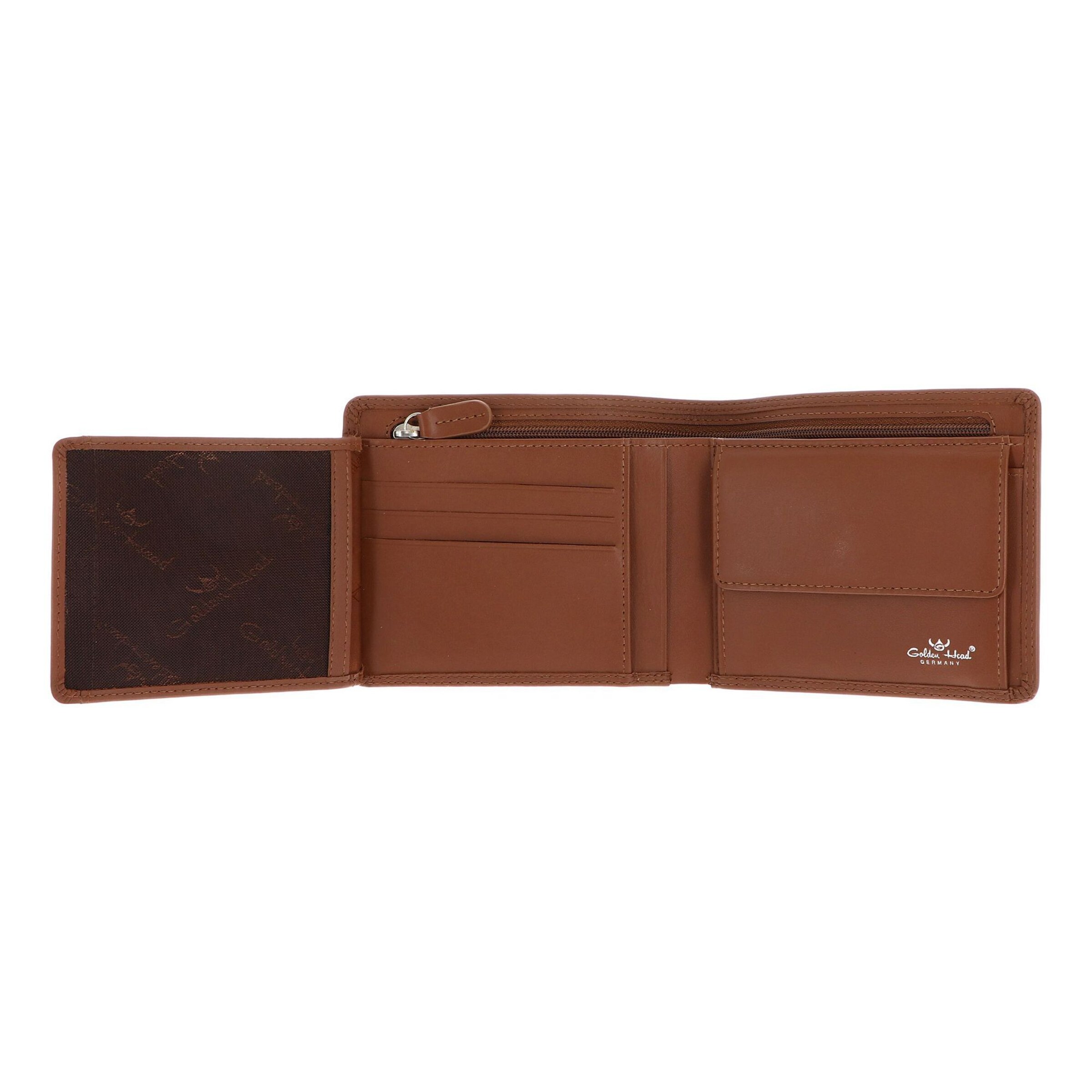Porte-monnaies 'Polo' GOLDEN HEAD en marron