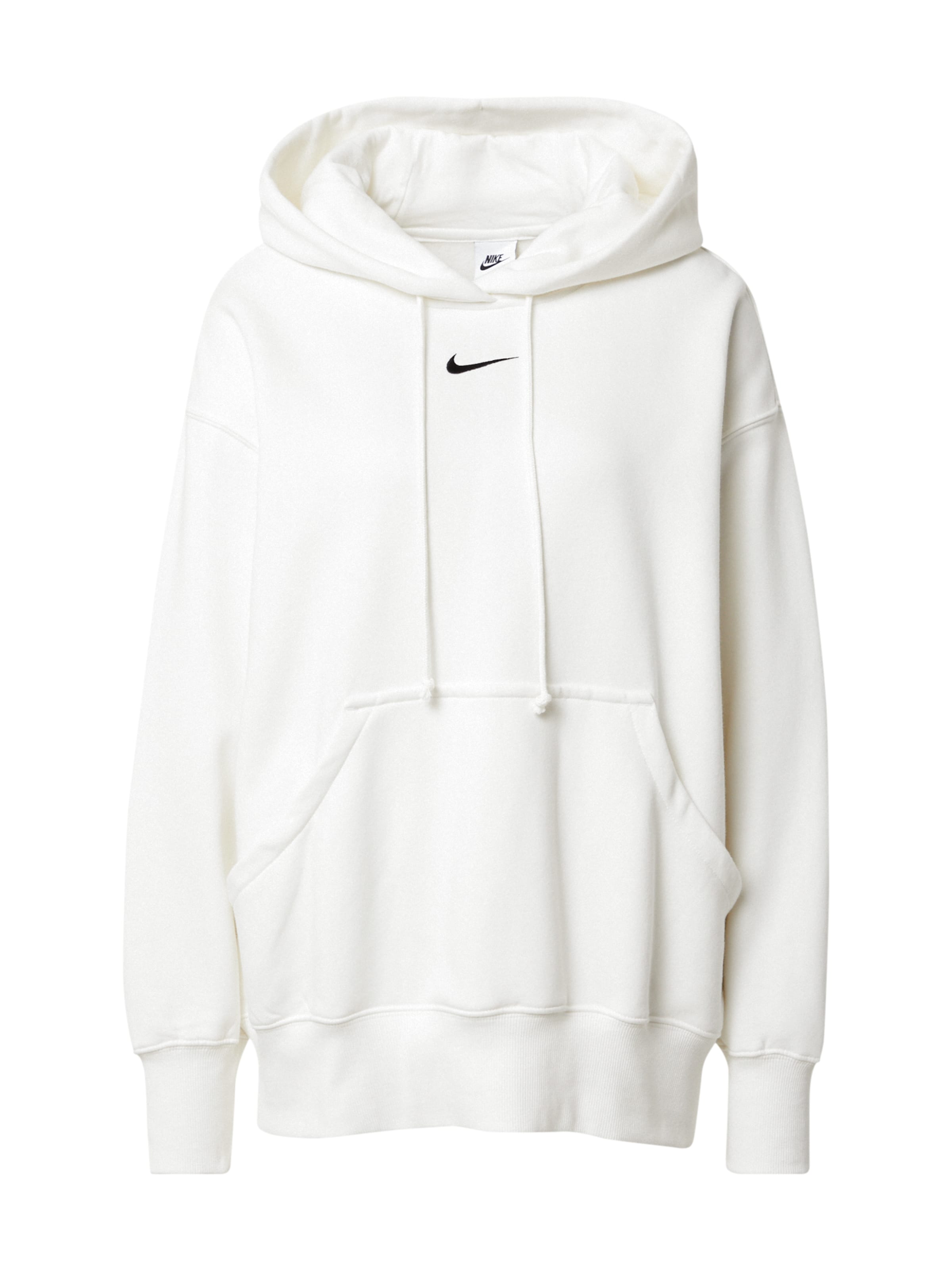 Nike Sportswear Mikina 'Phoenix Fleece' – bílá: přední strana