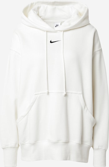 Nike Sportswear Sweatshirt 'Phoenix Fleece' em preto / branco, Vista do produto