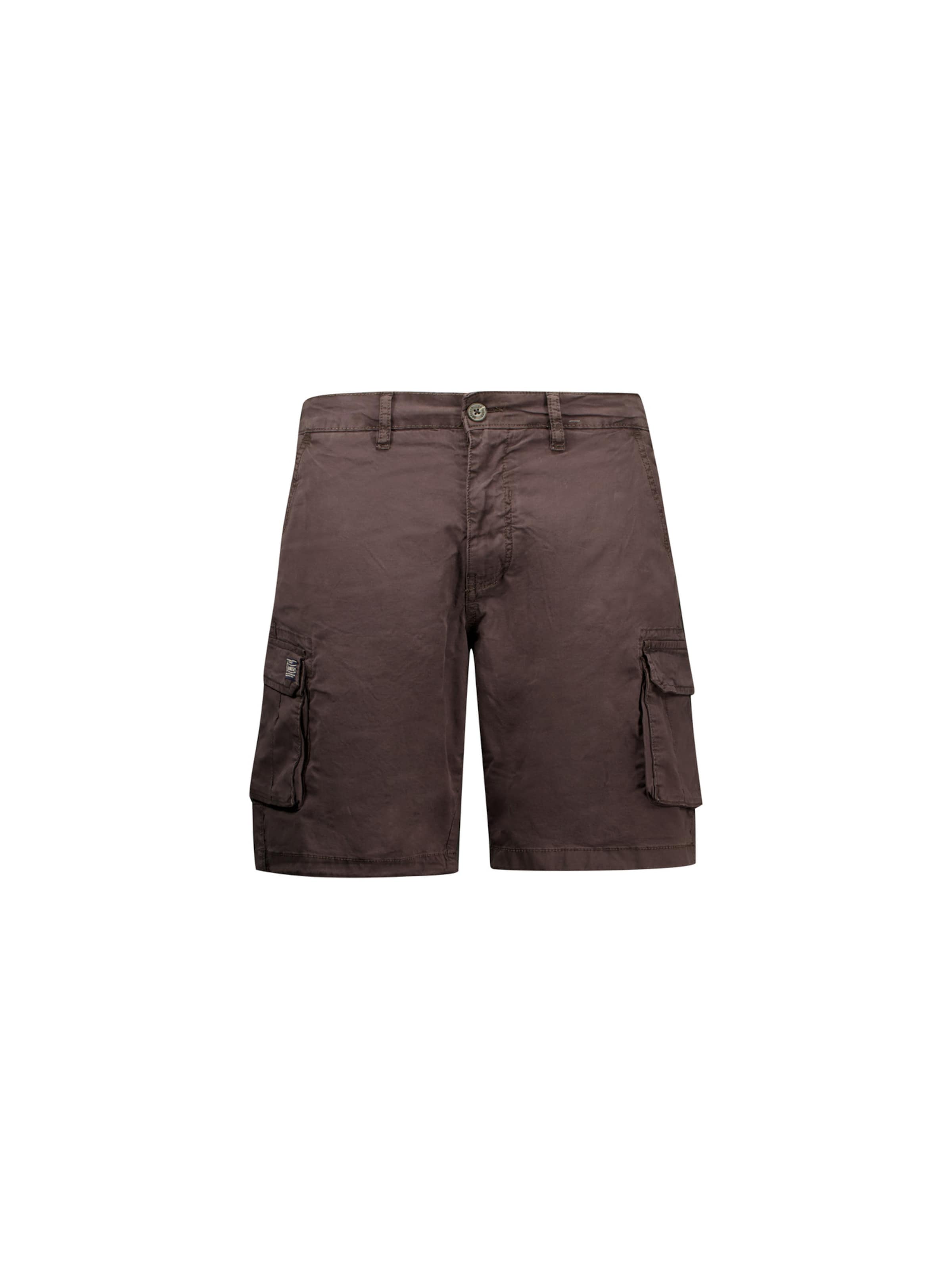 Pantalon cargo 'Slog' Deeluxe en marron : devant