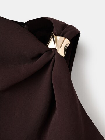 MANGO Šaty 'JOIA' – hnědá