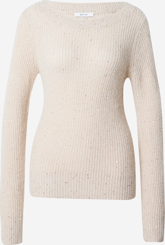 ABOUT YOU Sweater 'Katrin' in Beige: front