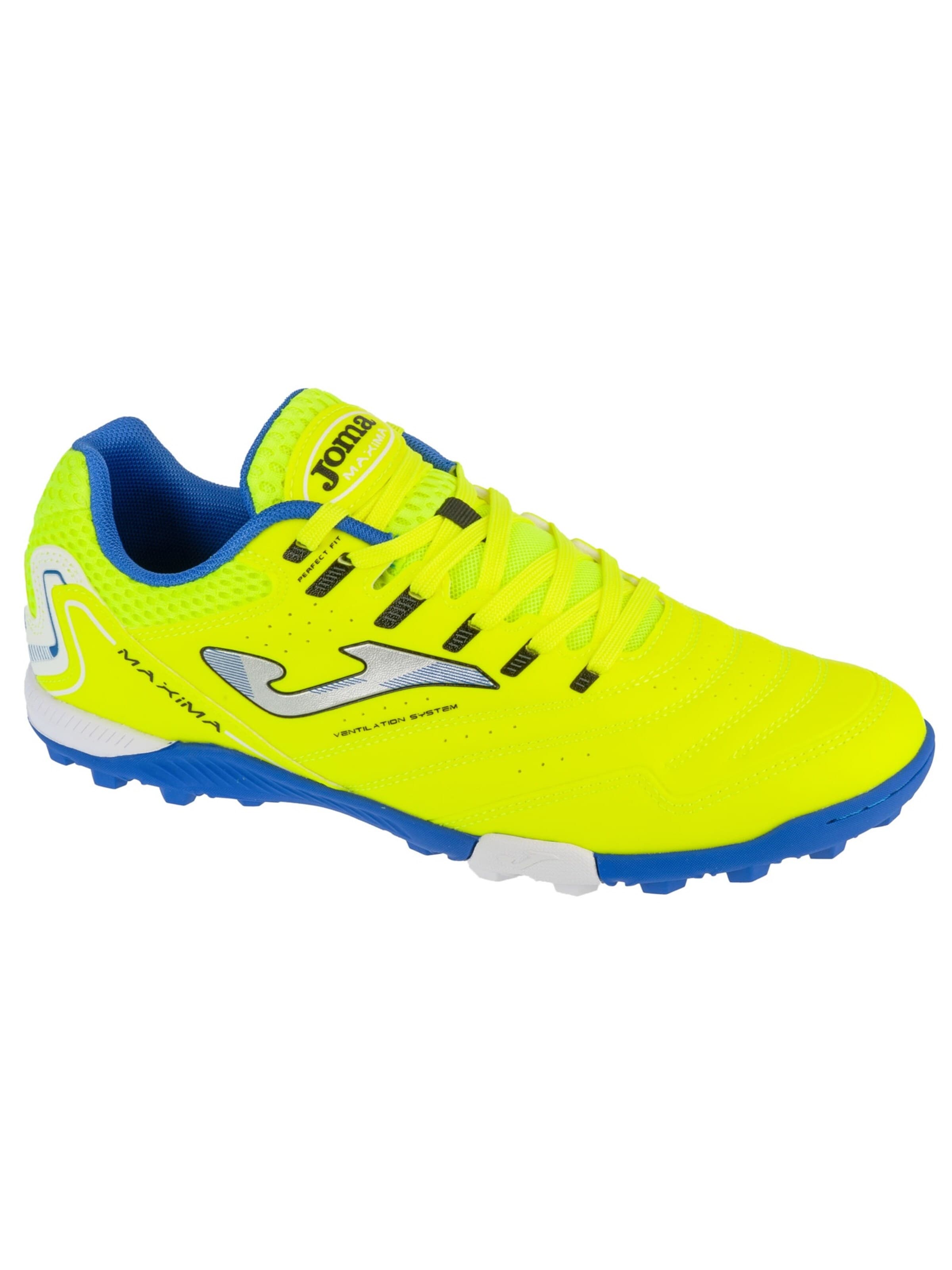 JOMA Soccer shoe 'Joma Maxima 25 MAXS TF' in Yellow: front