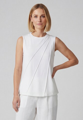 HALEE - Top em branco: frente