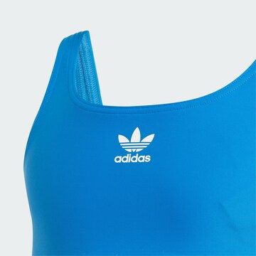 ADIDAS ORIGINALS Korzetová Bikiny 'Adicolor 3-Stripes ' – modrá