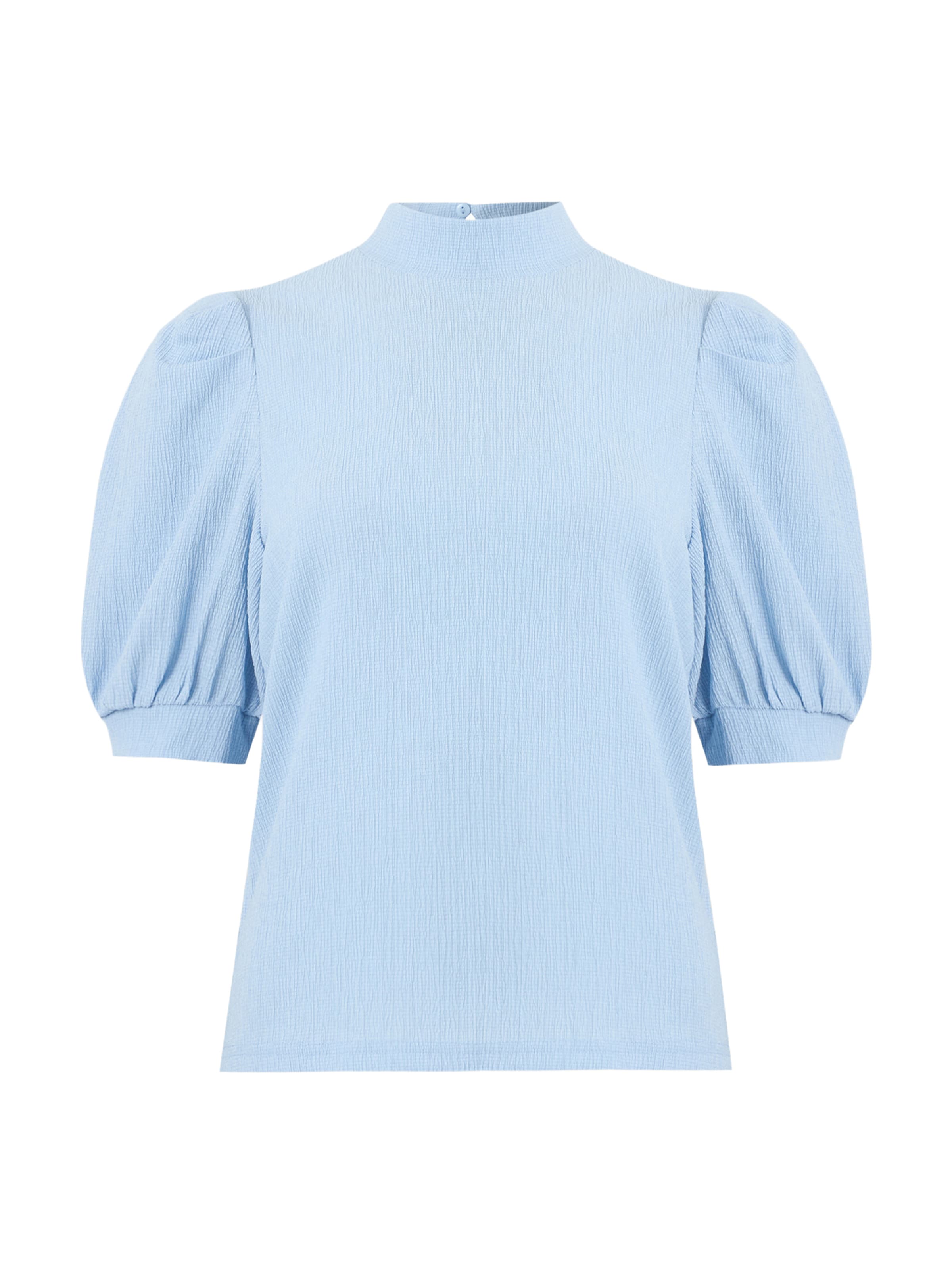PIECES Bluse 'PCBETTY' in Blau: Vorderseite