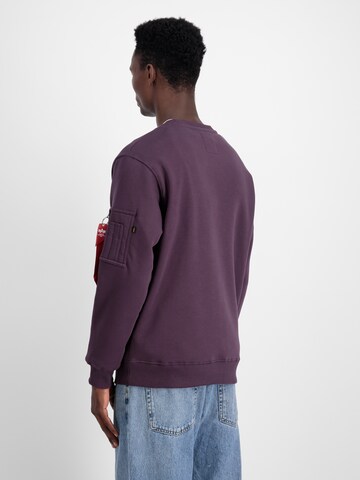 ALPHA INDUSTRIES Μπλούζα φούτερ σε λιλά