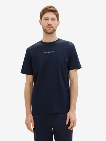 TOM TAILOR T-Shirt in Blau