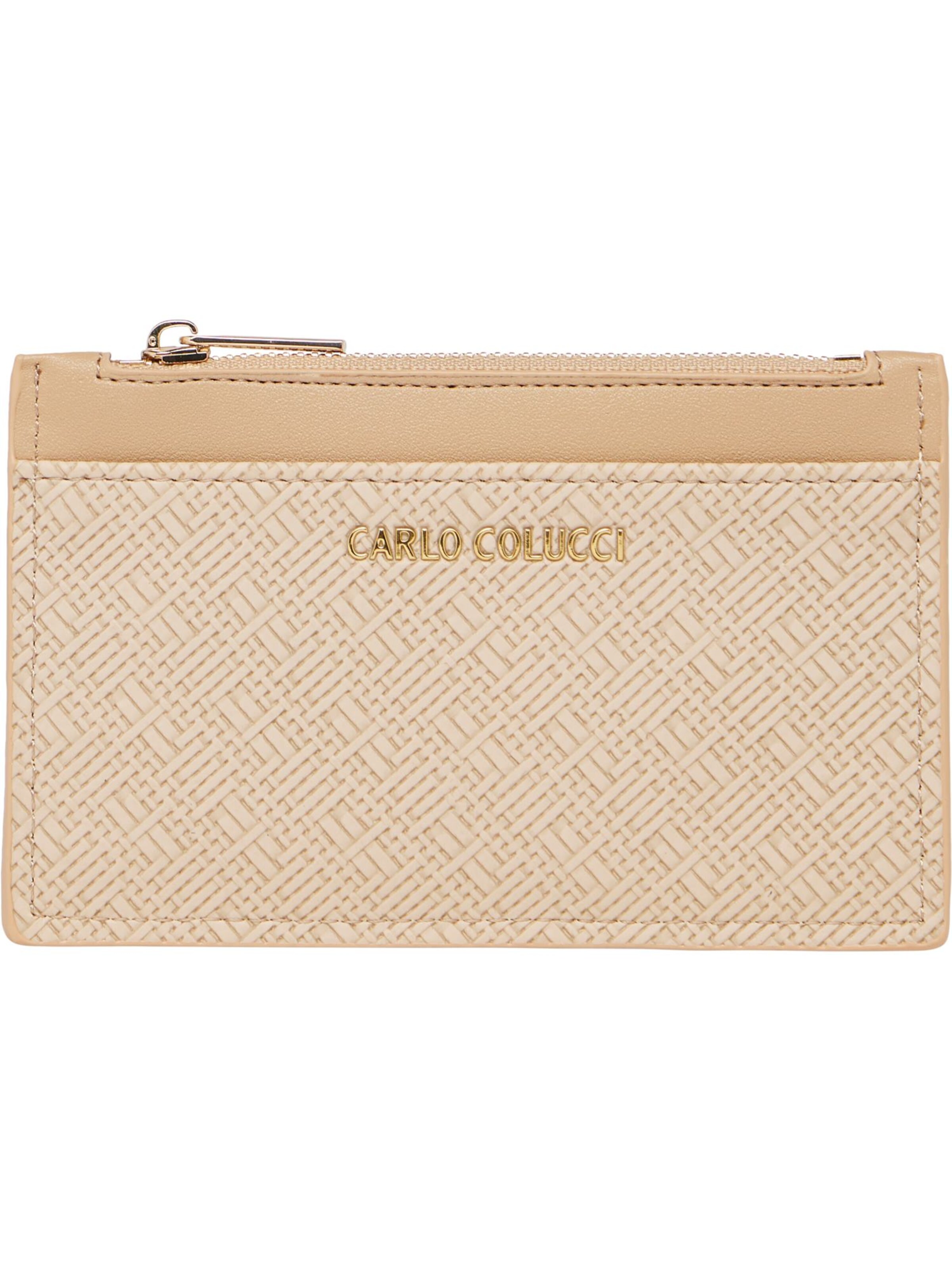 Carlo Colucci Etui ' di Bello ' in Beige: voorkant