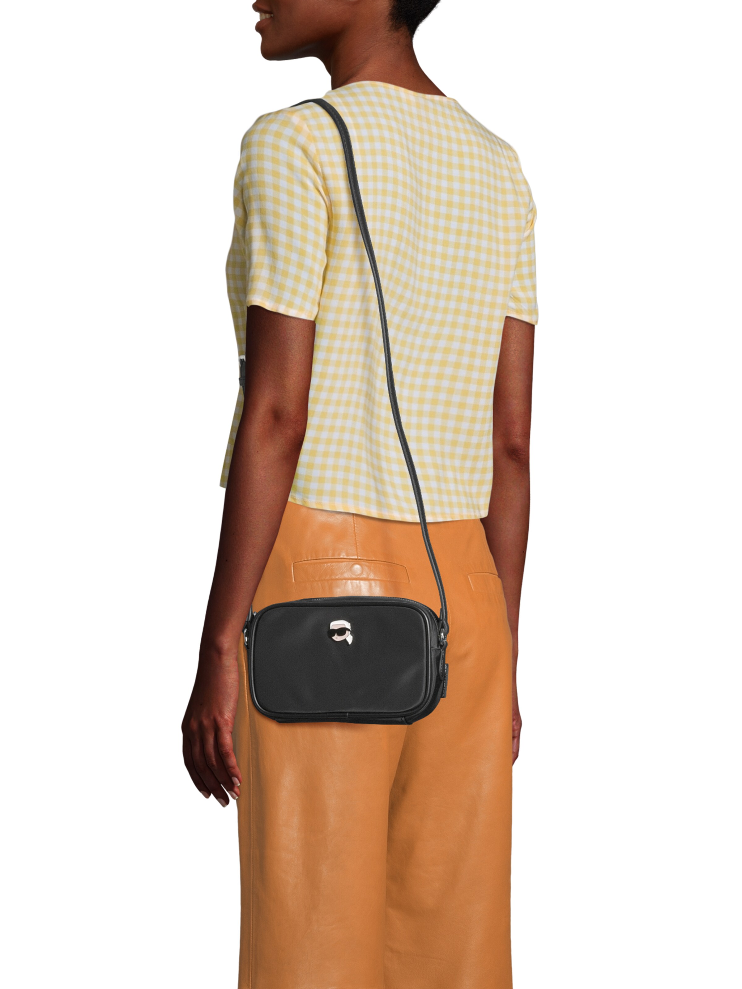 melns Karl Lagerfeld Pleca soma