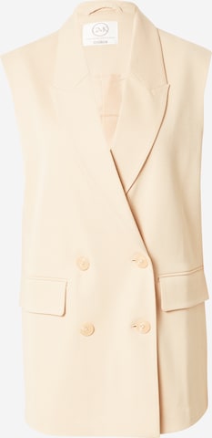 Gilet 'Kylie' di Guido Maria Kretschmer Collection in beige: frontale