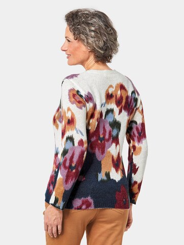 Goldner Pullover in Mischfarben