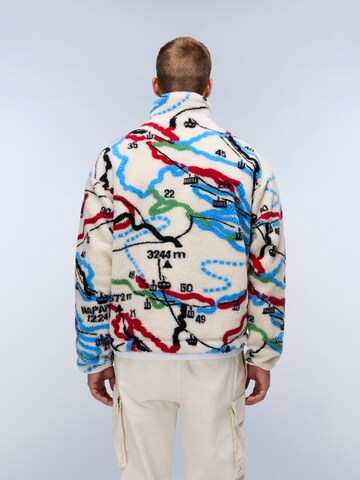 Giacca di pile 'T-Fiemme' di NAPAPIJRI in bianco