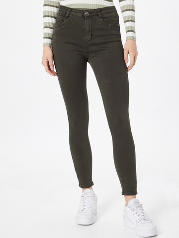 Skinny Jeans 'Sila' di Hailys in verde: frontale