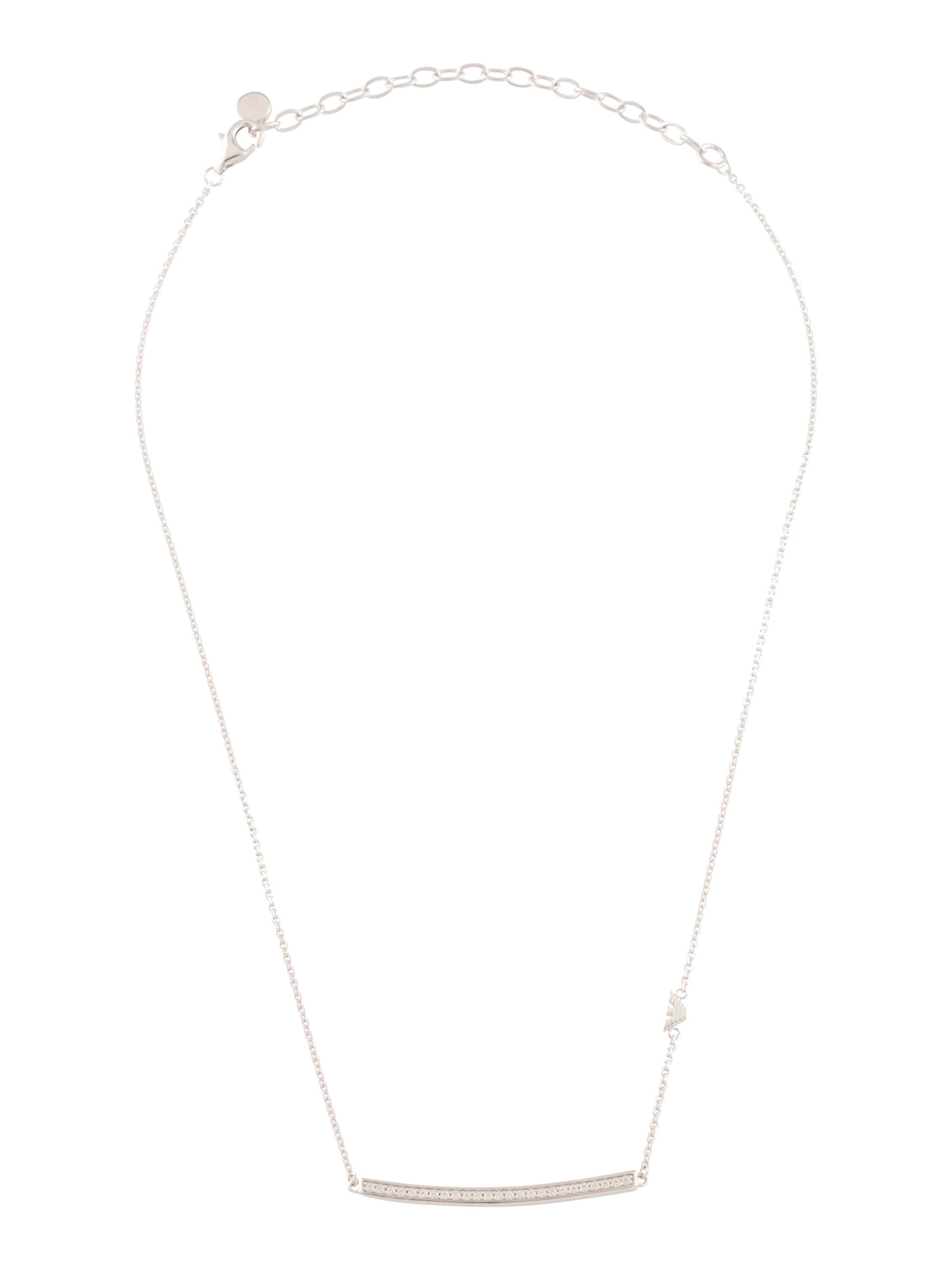 Collana di Emporio Armani in argento: frontale