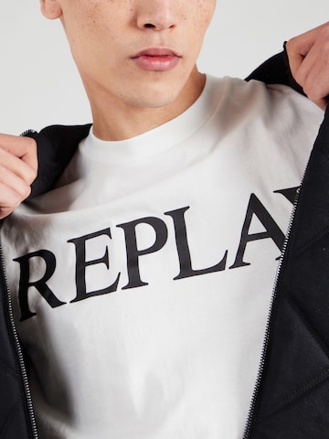 Maglietta di REPLAY in bianco