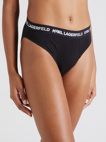 Karl Lagerfeld Panty 'Ikonik 2.0' in Black: front