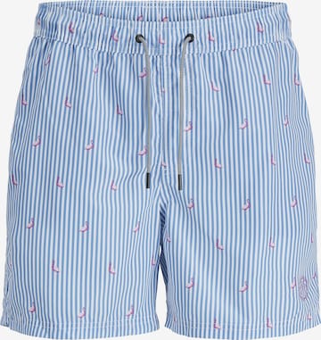 JACK & JONES Board Shorts 'FIJI' in Blue: front