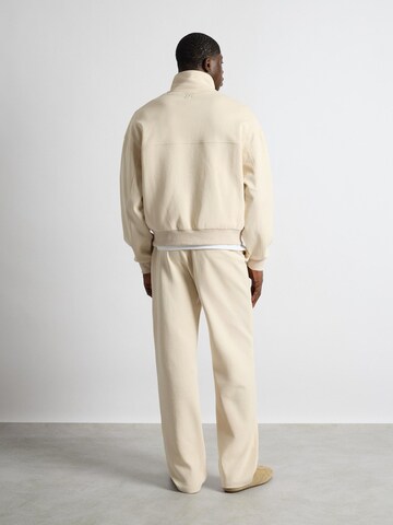 Burocs Wide Leg Sporthose 'Sweat Seam'‌‌‌‌‌‌ in Beige